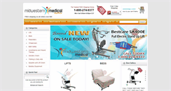 Desktop Screenshot of midwesternmedicalsupply.com