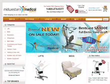 Tablet Screenshot of midwesternmedicalsupply.com